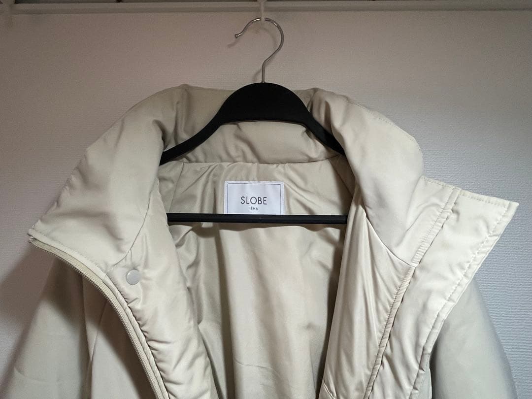 【SLOBE IENA】ウォッシャブル中綿モンスターパーカーブルゾン 38