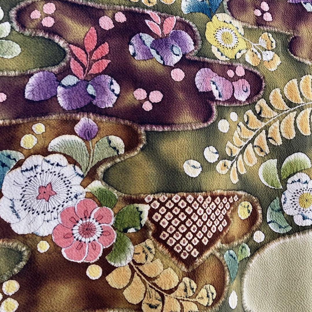 ★あやあや★辻ヶ花 訪問着 正絹 フルセット 入学式 卒業式 NO400