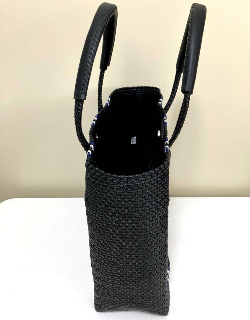 Sora★WOVEN ウーブン メキシコ製 かごバッグ タッセルチャーム付