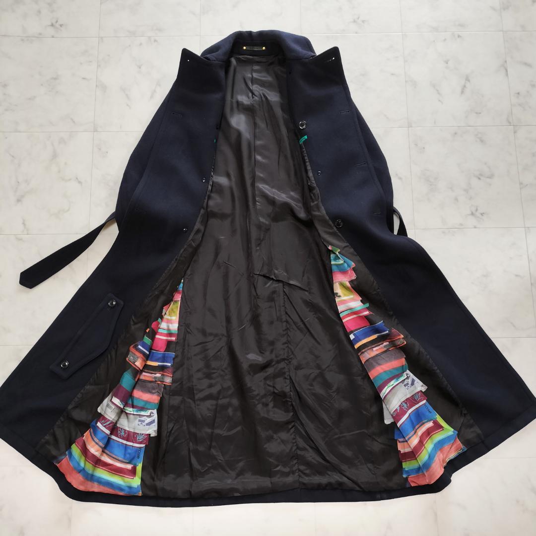 ポールスミス 名作 18AW マキシ丈トレンチコート M コレクションモデル