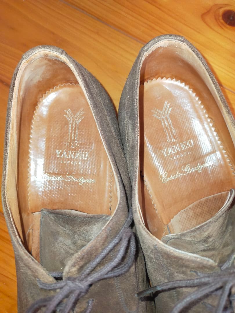 ヤンコ　ユーチップ　ブラウンスエード 26.5