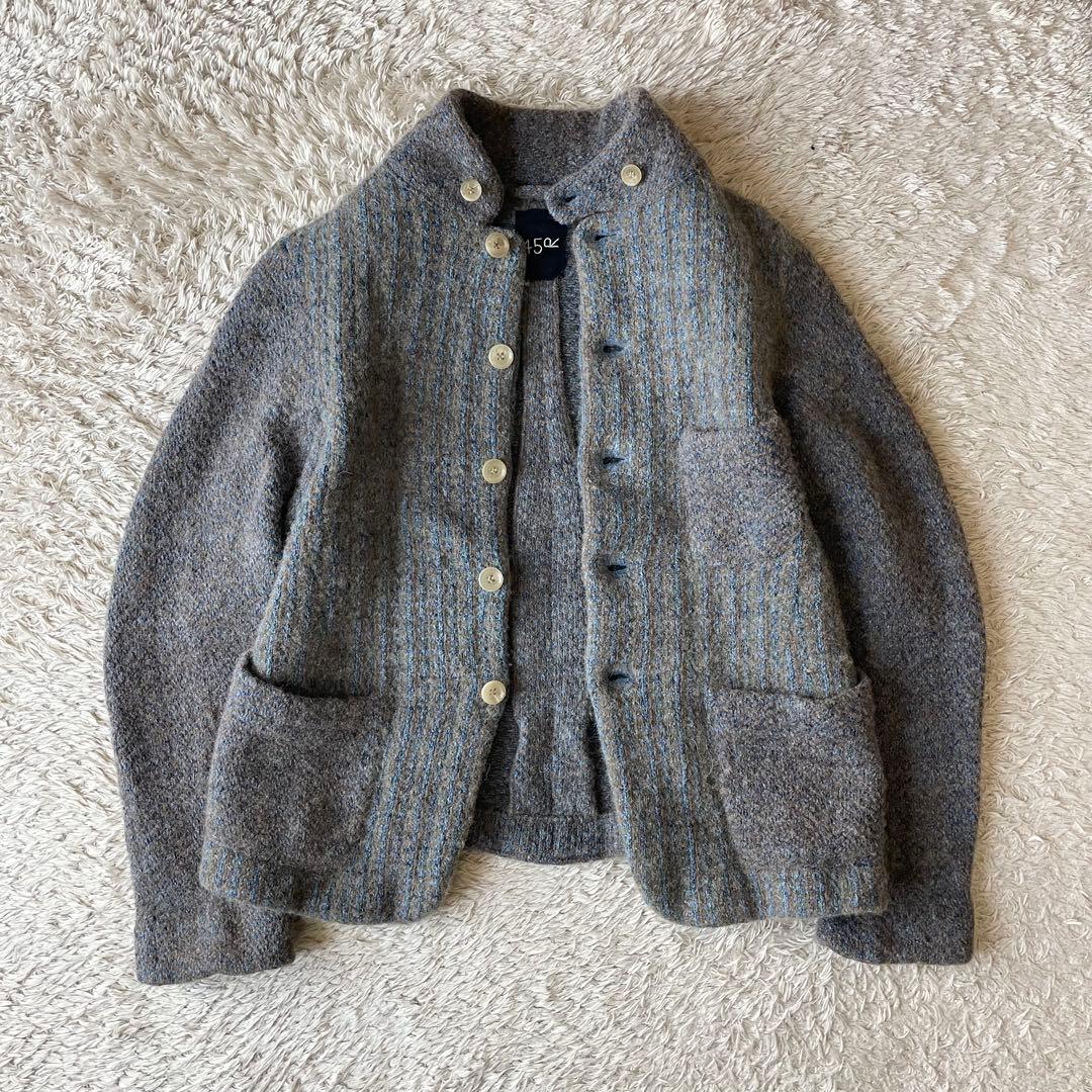 45R 美品 シェットランドウールの908オール 2 グレー