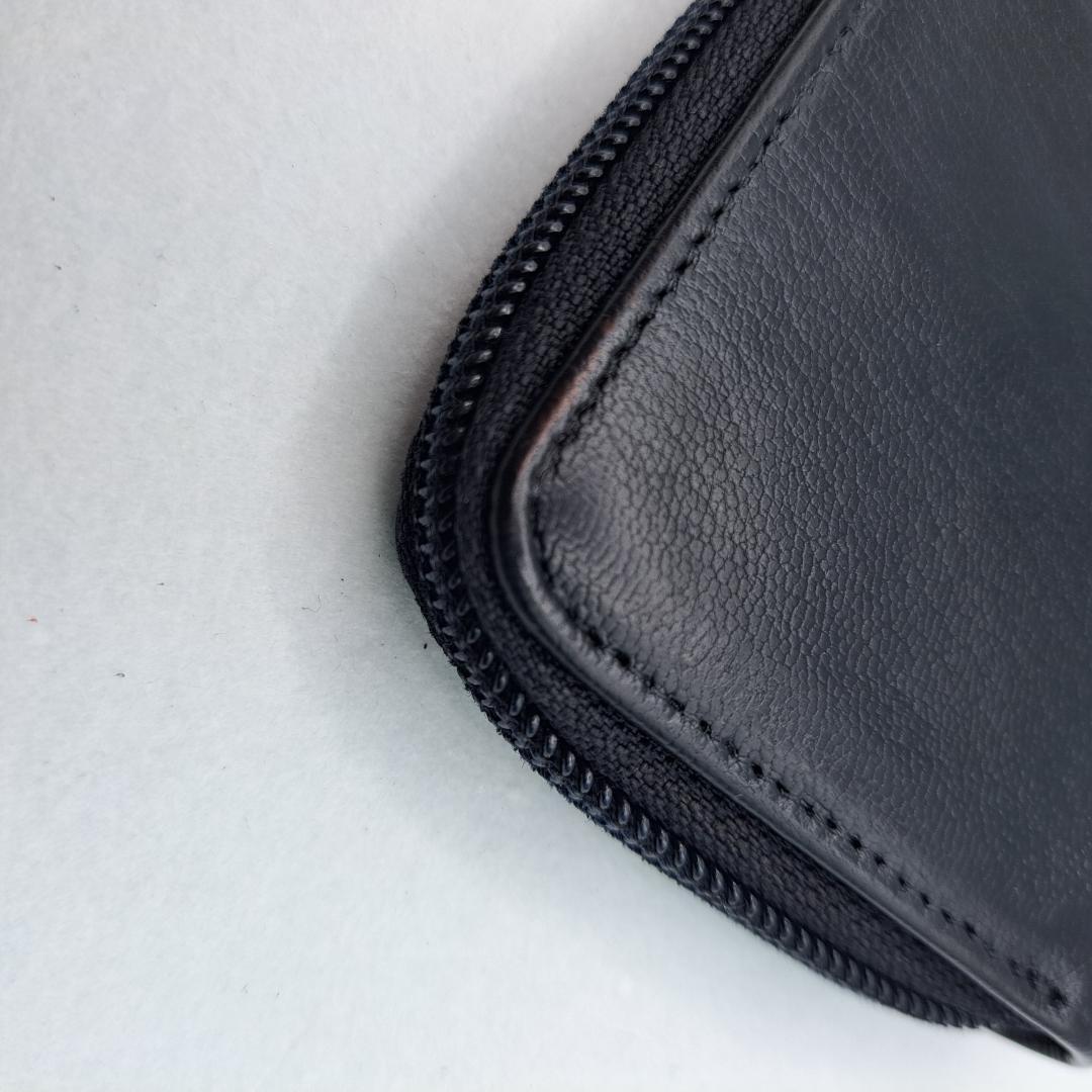 CHANEL　デカココ　ブラック 　ケース　Ｌ字ファスナー