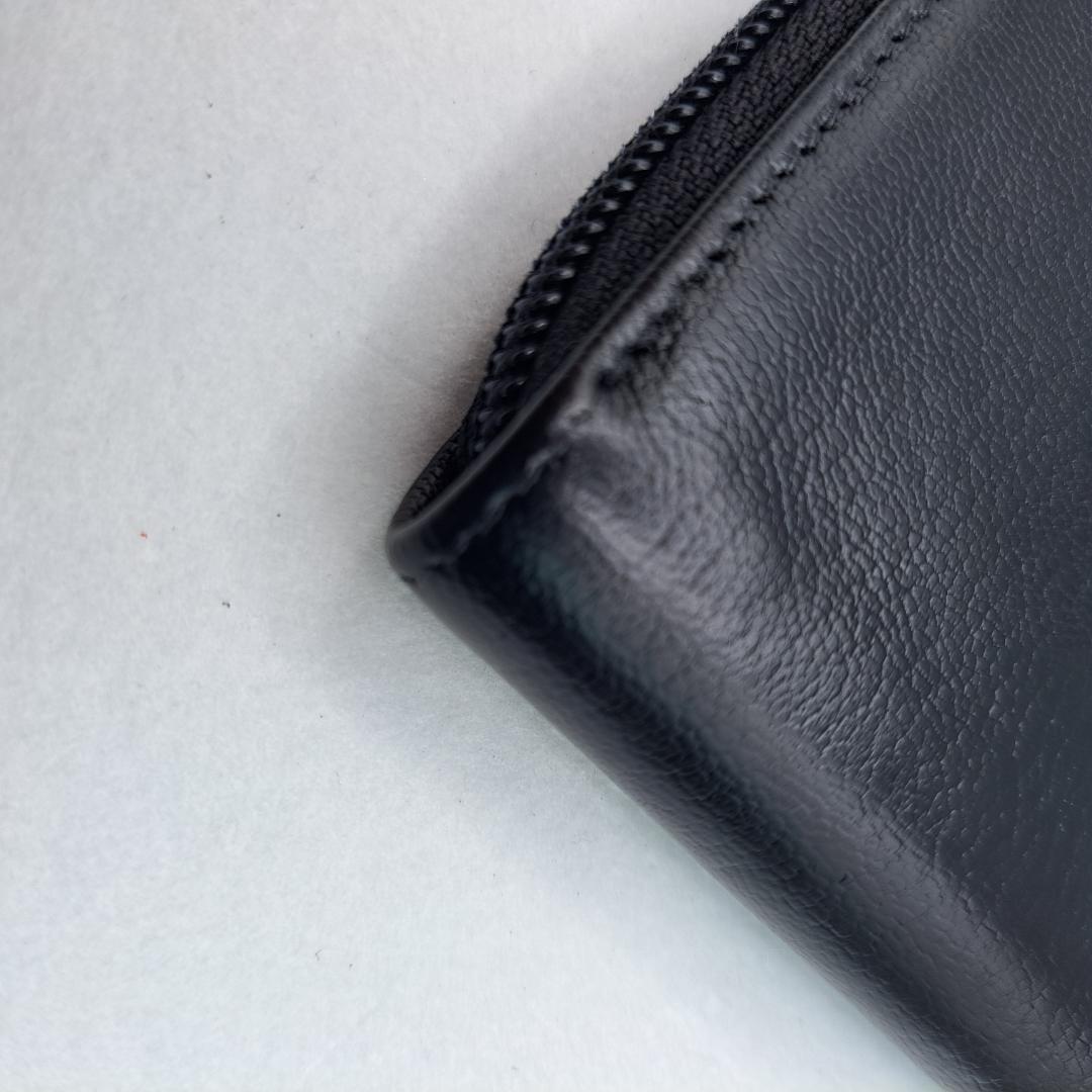 CHANEL　デカココ　ブラック 　ケース　Ｌ字ファスナー