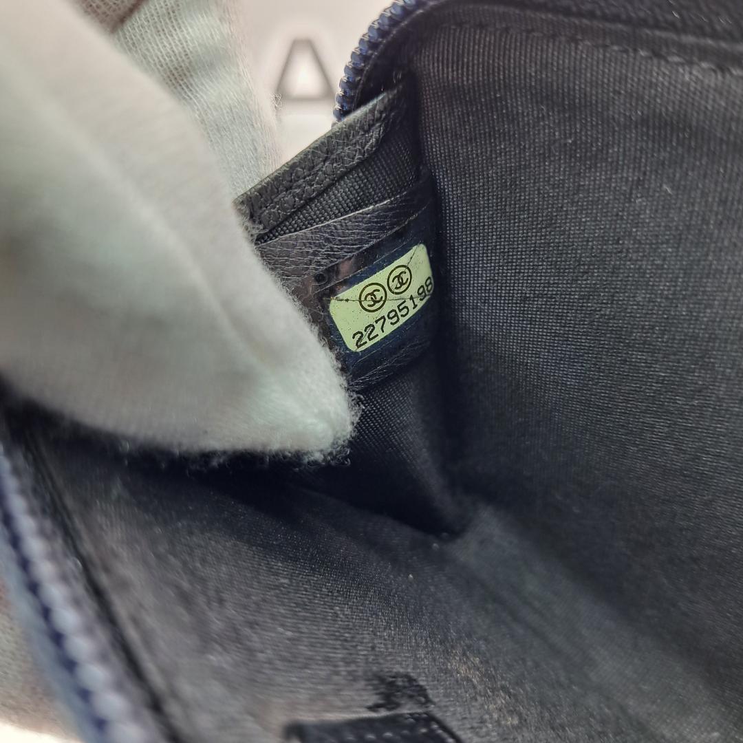 CHANEL　デカココ　ブラック 　ケース　Ｌ字ファスナー