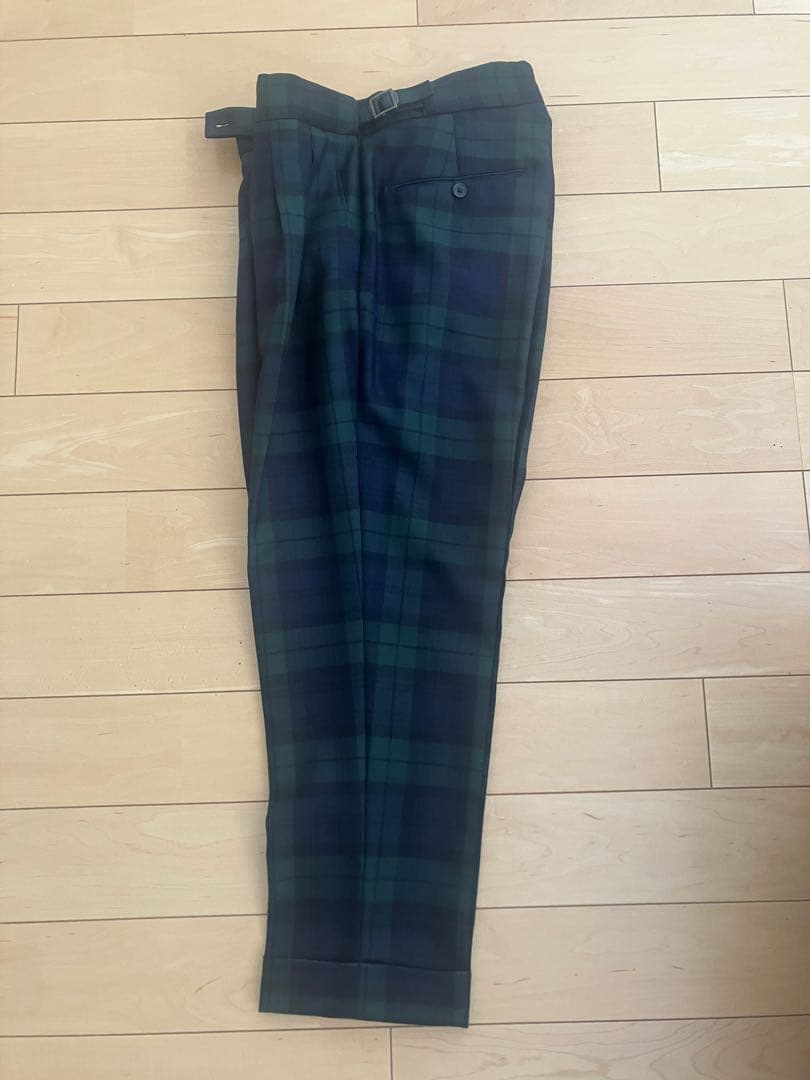 美品　BERWICH ベルウィッチ スコッチ ブラックウォッチ柄　サイズ44