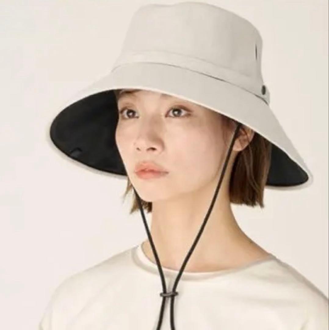 サンバリア100 ウィンドハット Lサイズ アイボリー　新品未使用