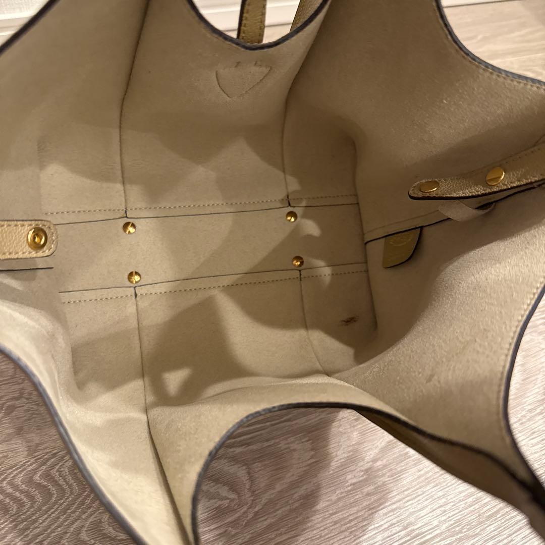 TOD'S T タイムレス ミニ ショッピング バッグ トープ