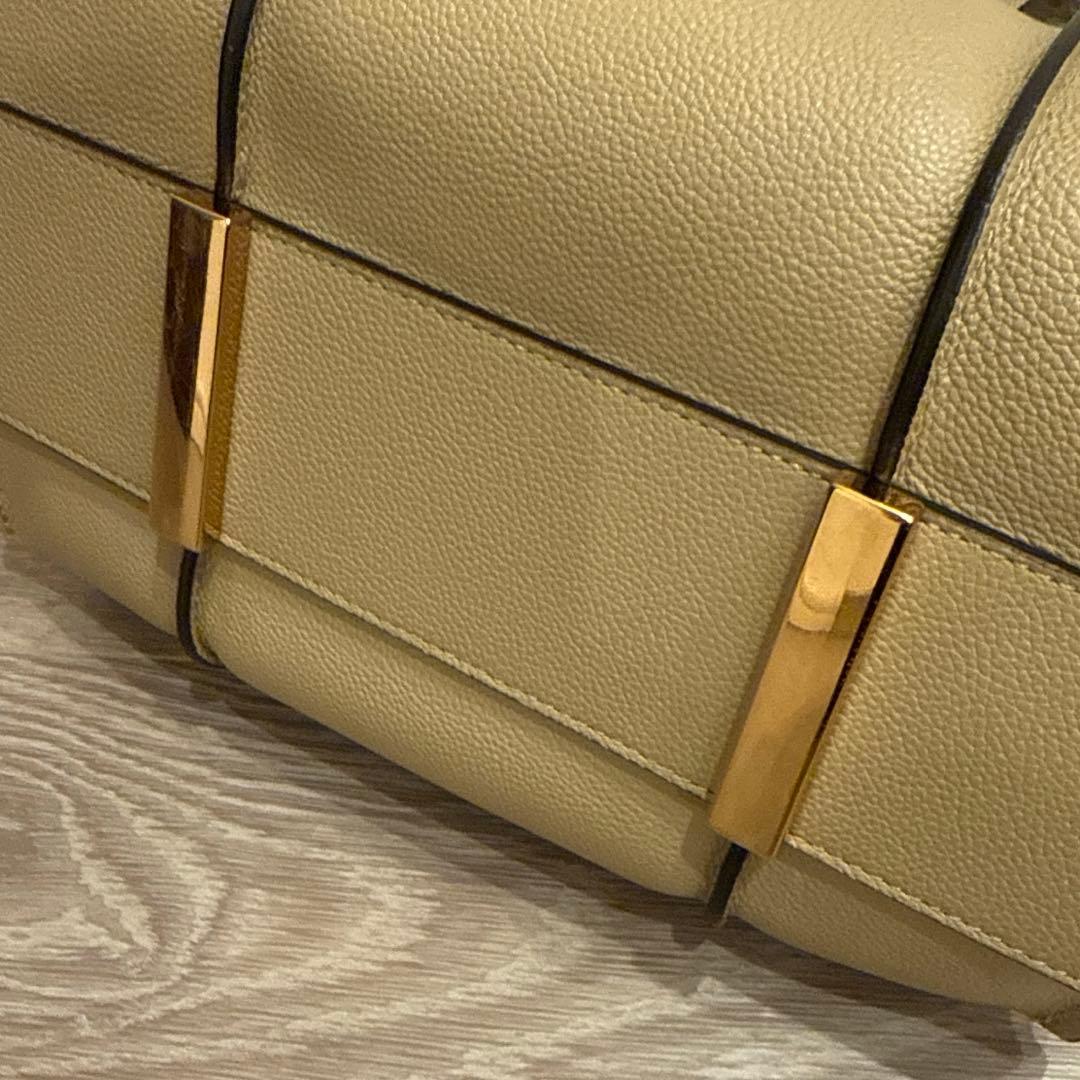 TOD'S T タイムレス ミニ ショッピング バッグ トープ
