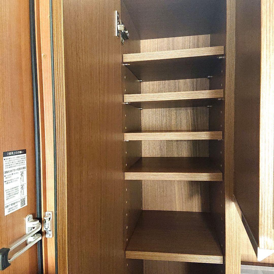 木製シューズラック ブラウン 収納力抜群