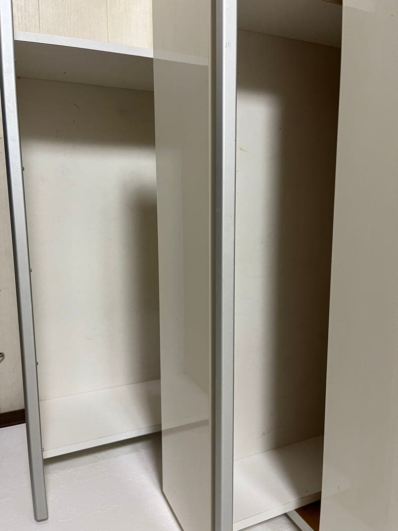 食器棚 ニトリ　キッチンカウンター(キュリー2 120CT WH)