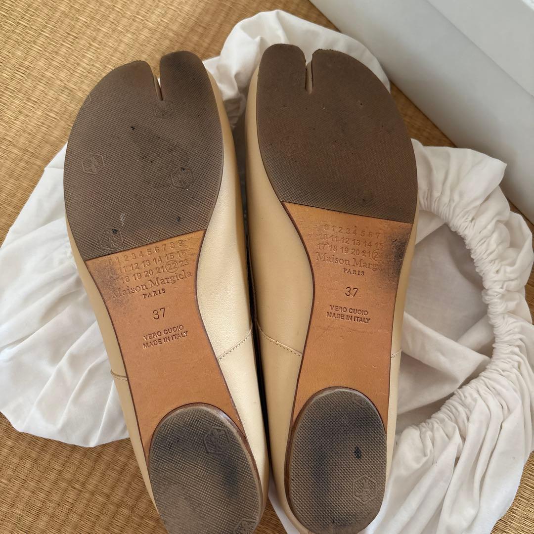 箱付き★メゾンマルジェラ★タビ★バレエシューズ★37