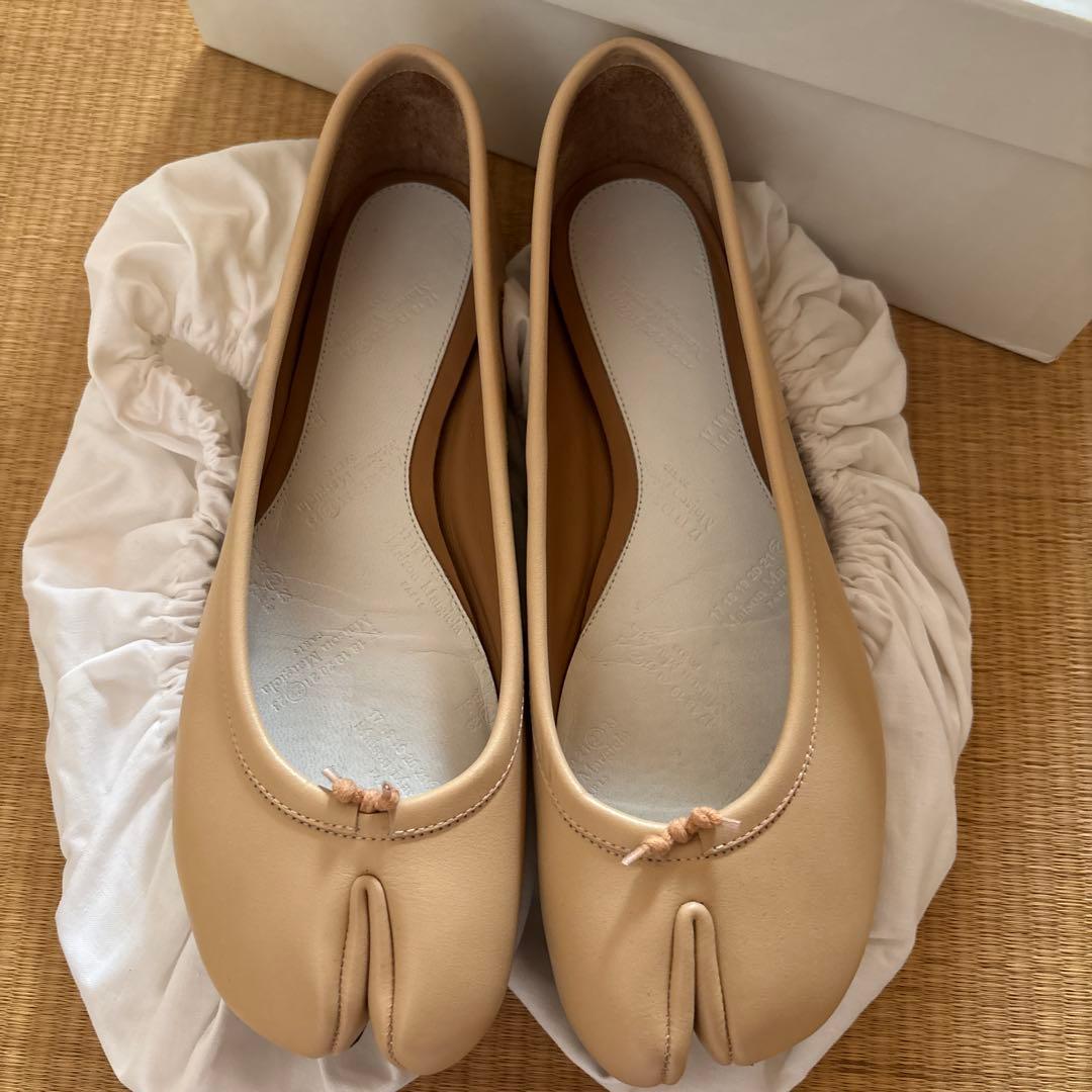 箱付き★メゾンマルジェラ★タビ★バレエシューズ★37