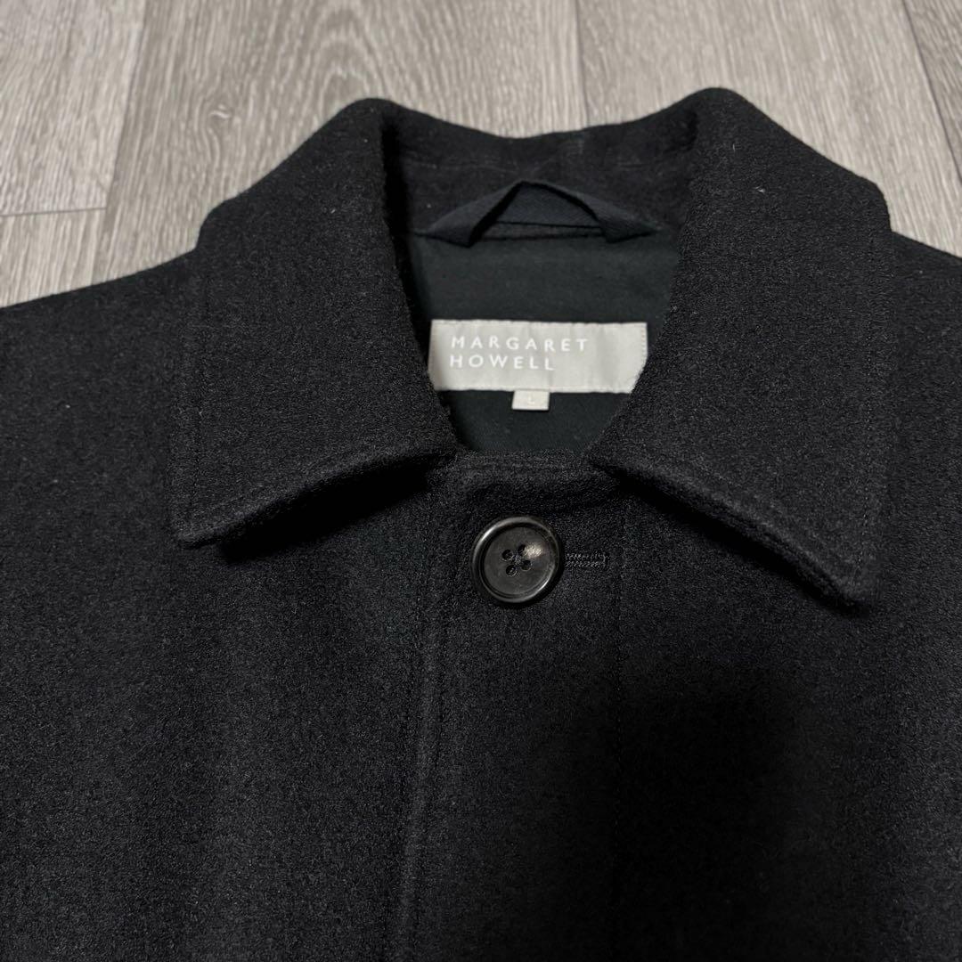 【週末お値下げ】【美品】MARGARET HOWELL メルトンウールコート