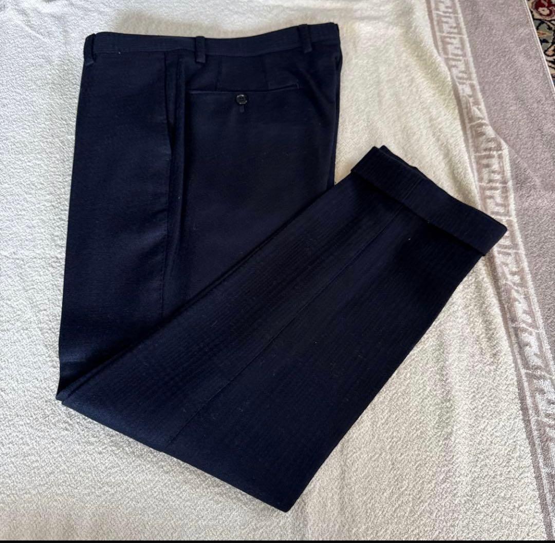 Brilla per il gusto ネイビーチェック　スーツ　サイズ42