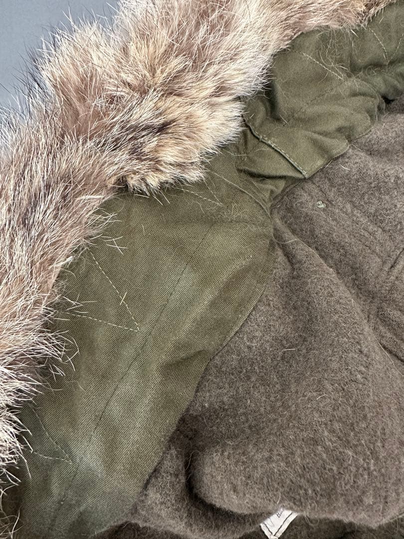 M-51 モッズコート用フード　白ラベル