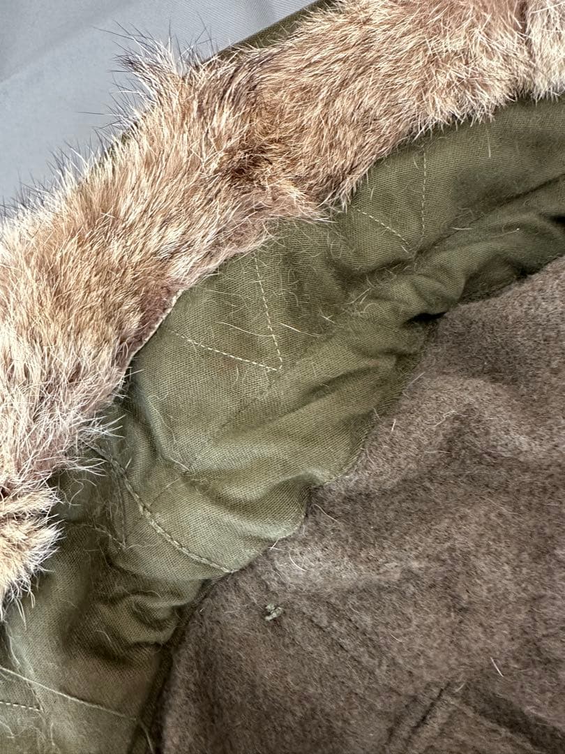 M-51 モッズコート用フード　白ラベル