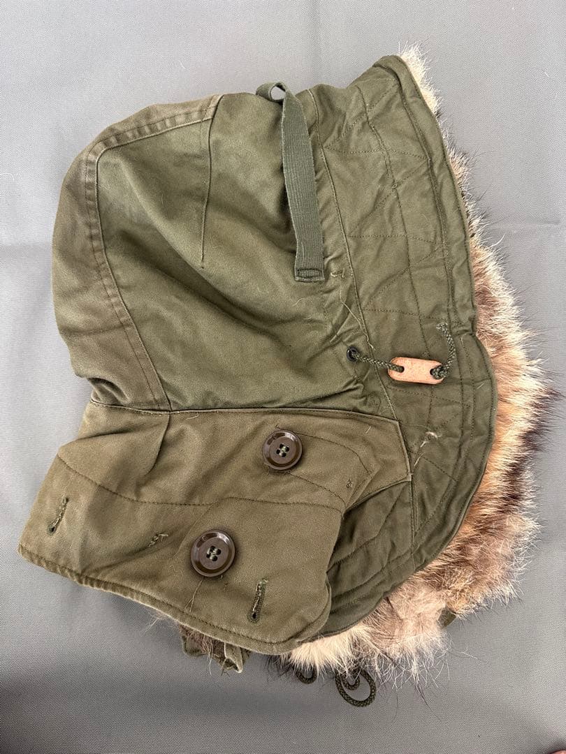 M-51 モッズコート用フード　白ラベル