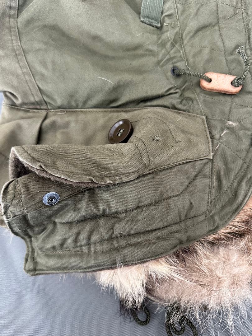 M-51 モッズコート用フード　白ラベル