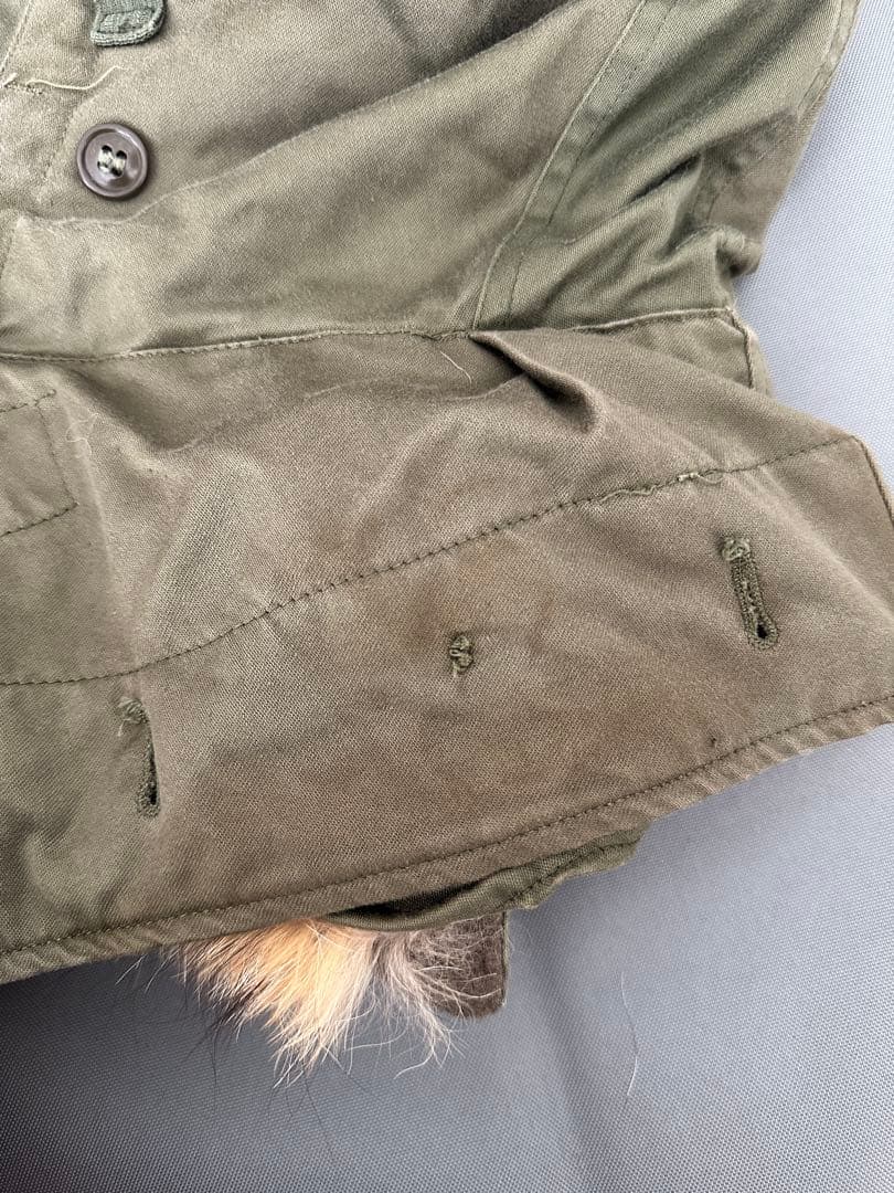 M-51 モッズコート用フード　白ラベル