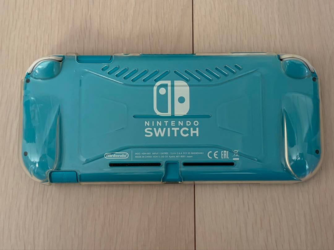 Nintendo Switch Lite ターコイズ　専用カバー&充電器付き