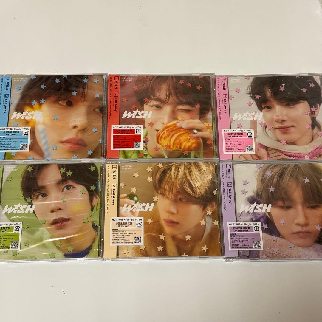 【NCT WISH】 WISH初回生産限定盤 6種セット