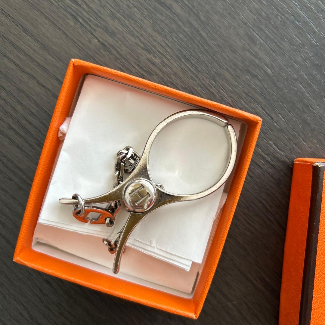 HERMES シルバー　グローブホルダー