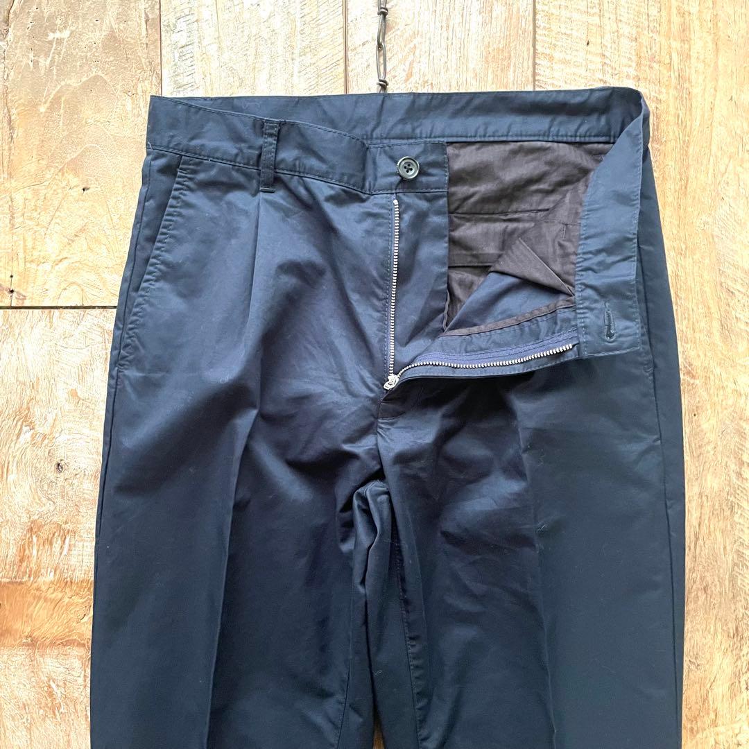 【極美品】BEAMS PLUS 1タック テーパード トラウザーズ パンツ M