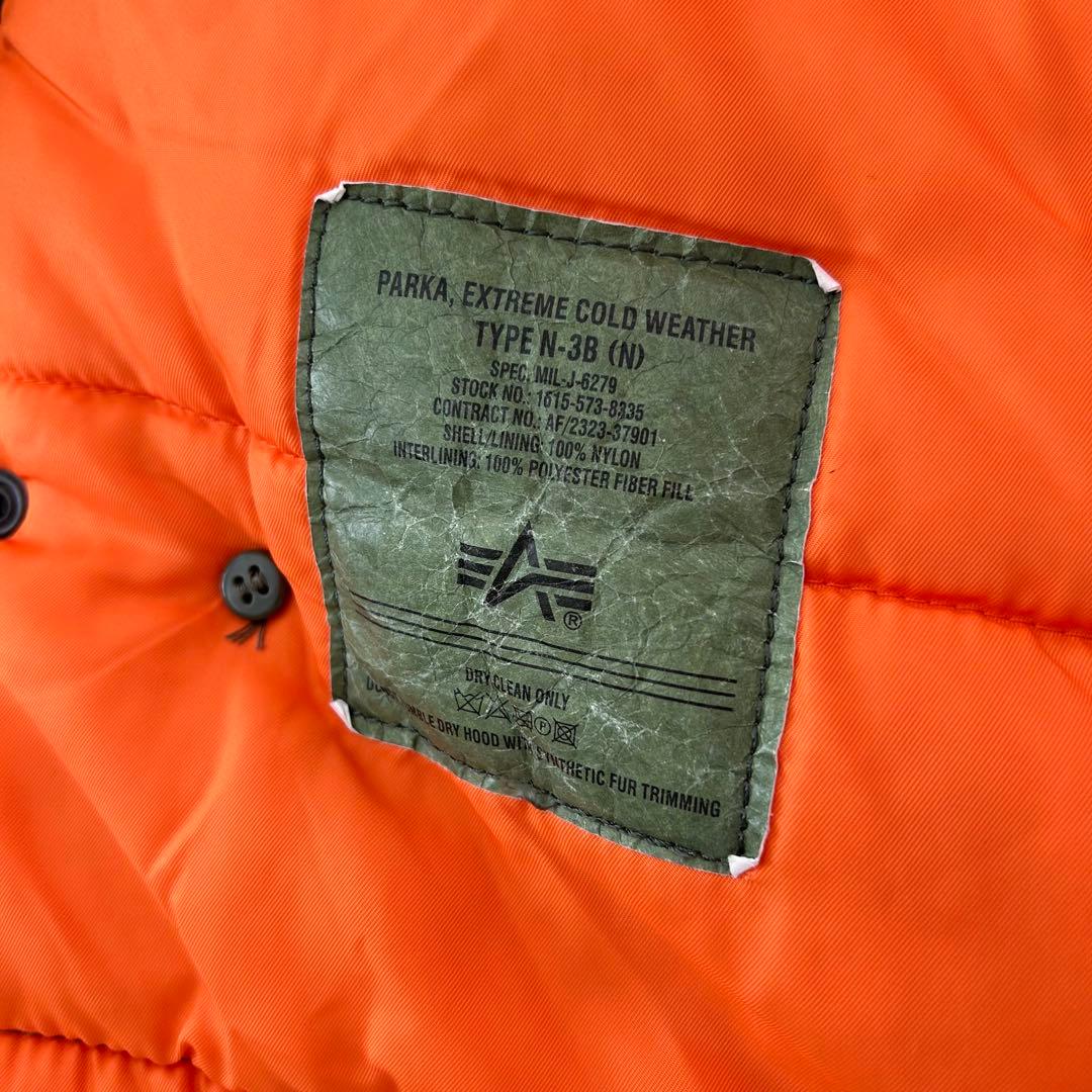 ALPHA INDUSTRIES アルファ N3B フライトジャケット S