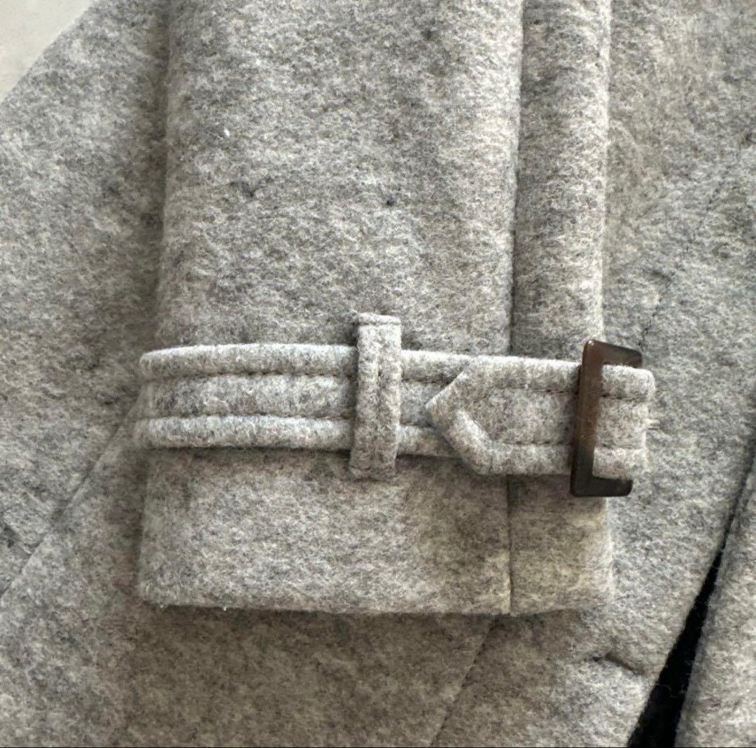 TATRAS♡グレー♡ウールチェスターコート♡01ダウン