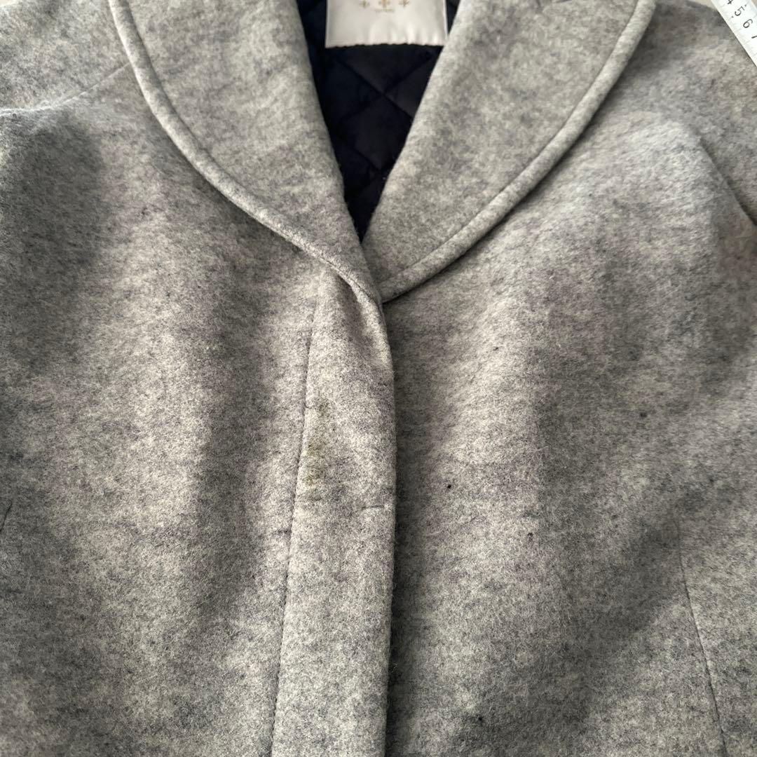 TATRAS♡グレー♡ウールチェスターコート♡01ダウン