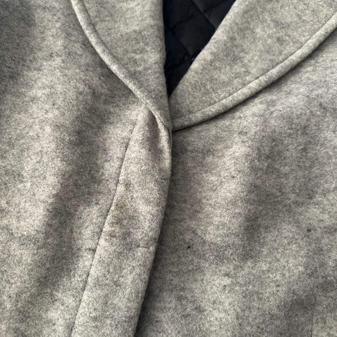TATRAS♡グレー♡ウールチェスターコート♡01ダウン