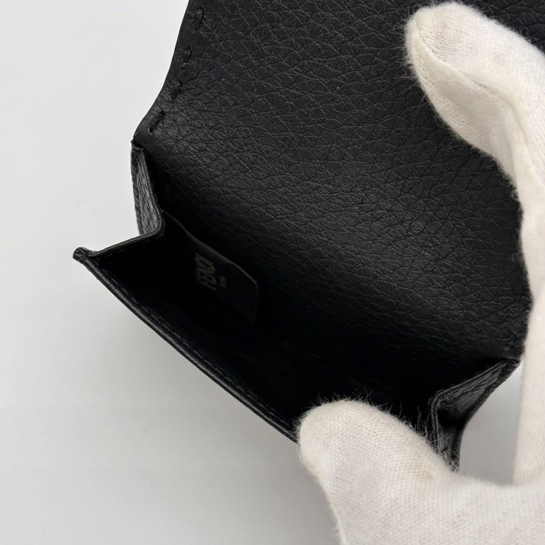 美品　フェンディ　三つ折り財布　セレリアウォレット　ブラック