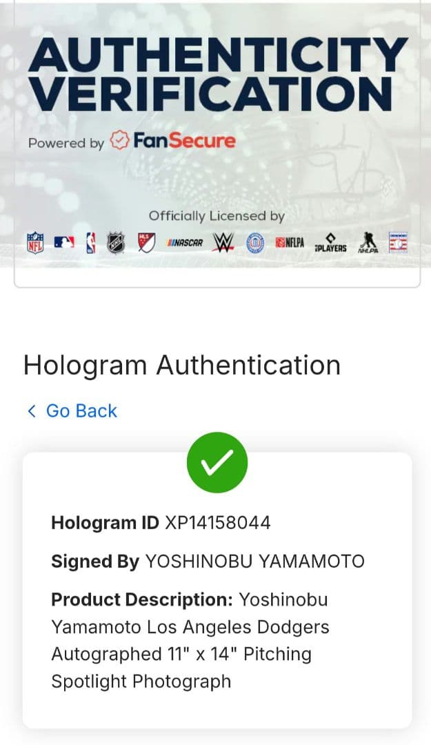 【額装入】祝☆WSMVP　山本由伸選手直筆サイン入りフォトグラフ