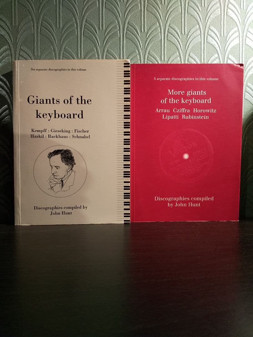 洋書「鍵盤楽器界の巨匠たち」「続・鍵盤楽器界の巨匠たち」編集= ジョン・ハント