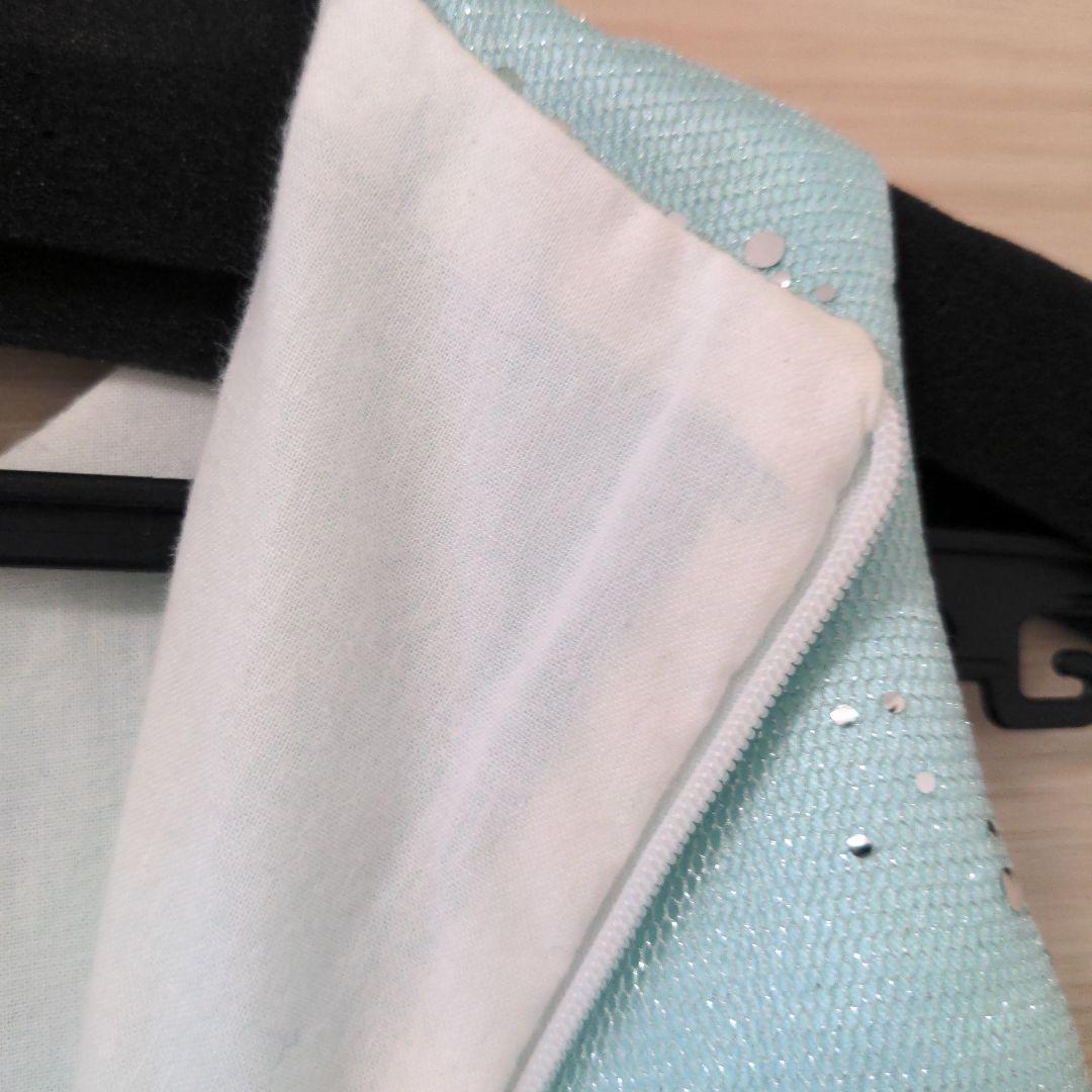 DRESCCO スパンコール装飾ノースリーブドレス