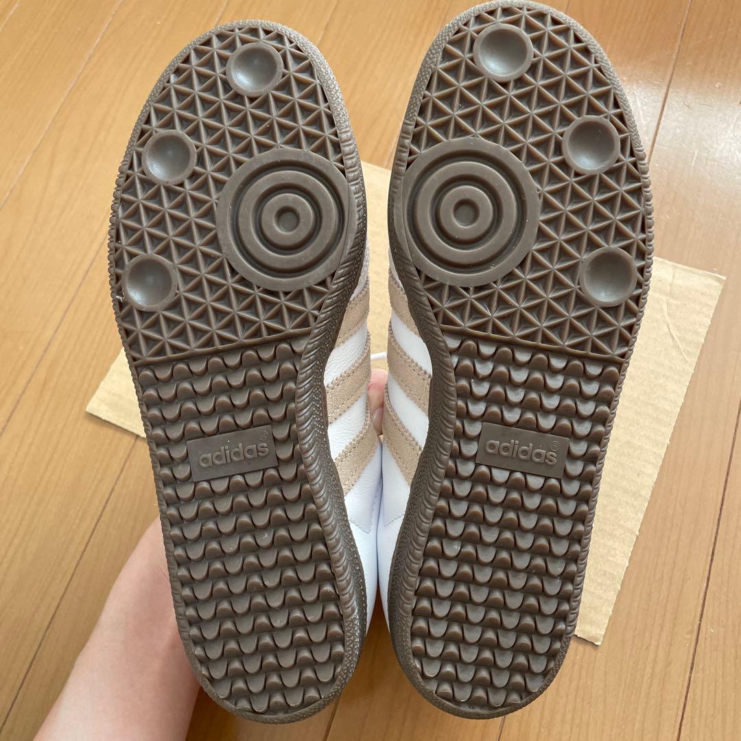 【1度着用】adidas samba 25.0【箱無し】