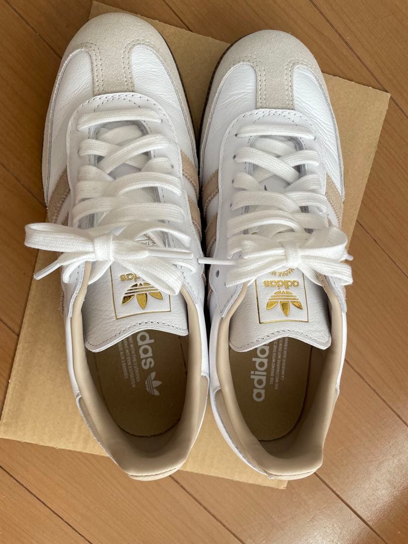 【1度着用】adidas samba 25.0【箱無し】