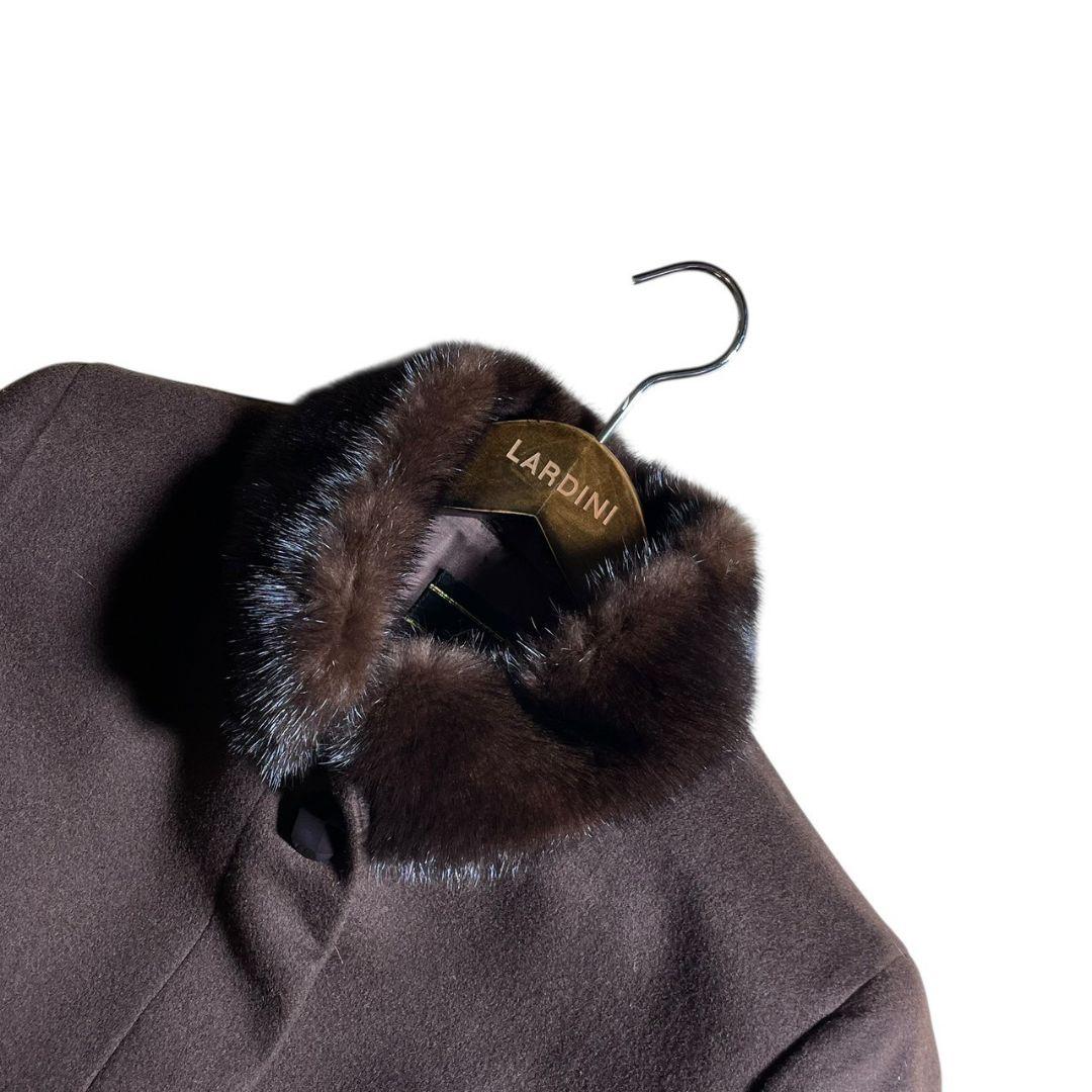 カシミヤ100%◎✨極美品✨レリアン 高級素材 ミンクファー ロングコート 9号