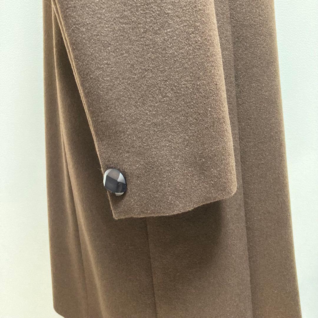 カシミヤ100%◎✨極美品✨レリアン 高級素材 ミンクファー ロングコート 9号