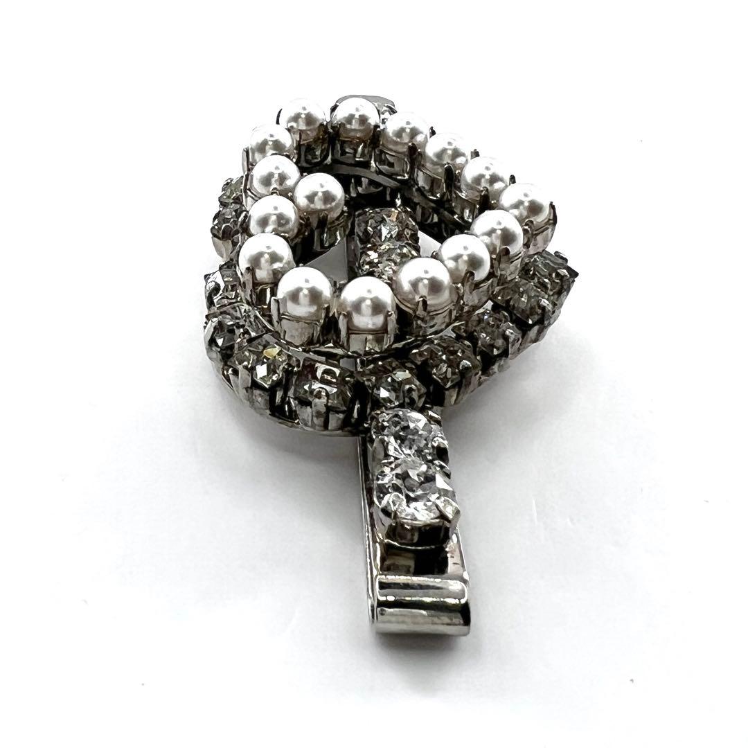 【Roger Vivier】ロジェヴィヴィエ パールラインストーン ヘアクリップ