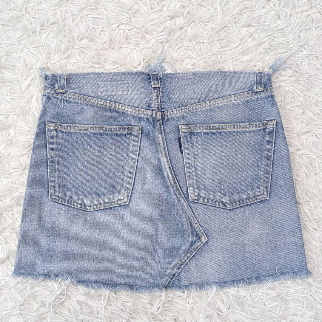 マディソンブルー 5POCKET DENIM MINI SKIRT ダメージ加工