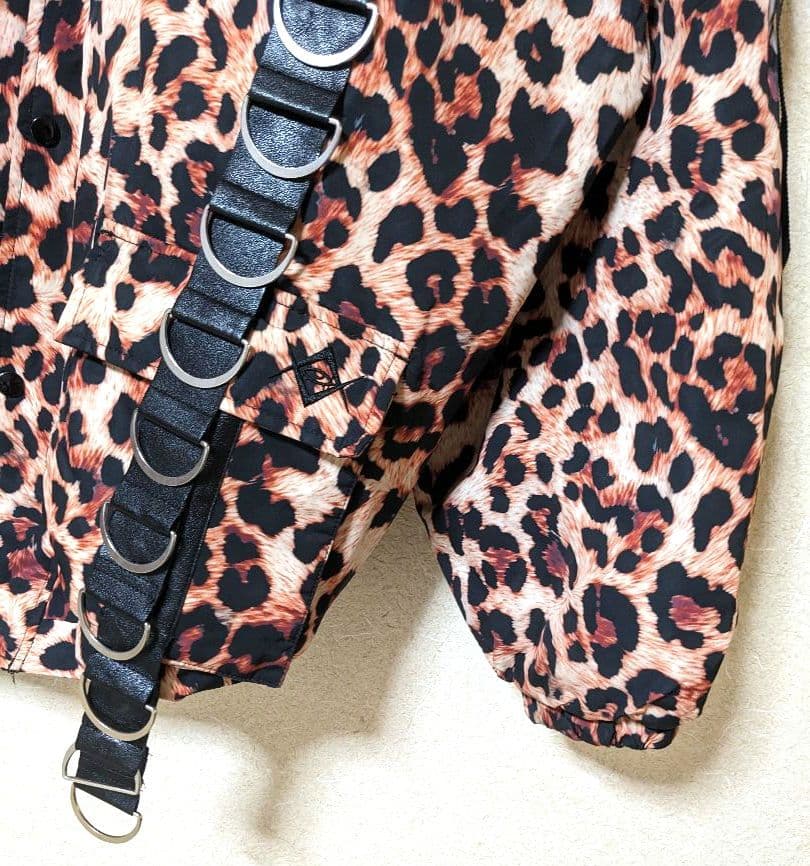 レフレム　ブルゾン　Dリング　ジャケット　レオパード　　REFLAM　豹柄