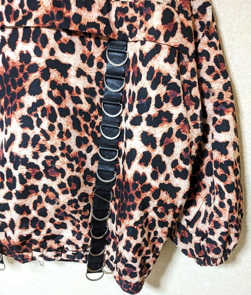 レフレム　ブルゾン　Dリング　ジャケット　レオパード　　REFLAM　豹柄