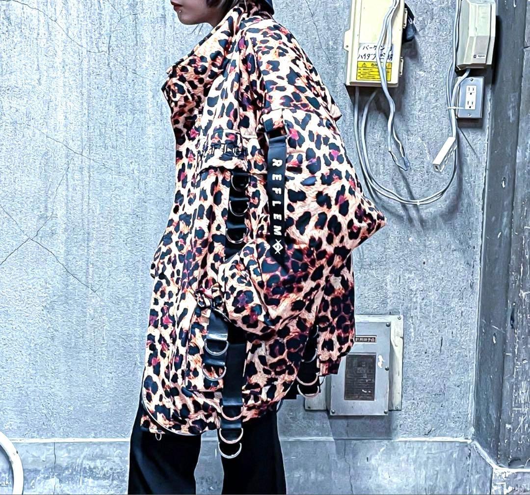 レフレム　ブルゾン　Dリング　ジャケット　レオパード　　REFLAM　豹柄