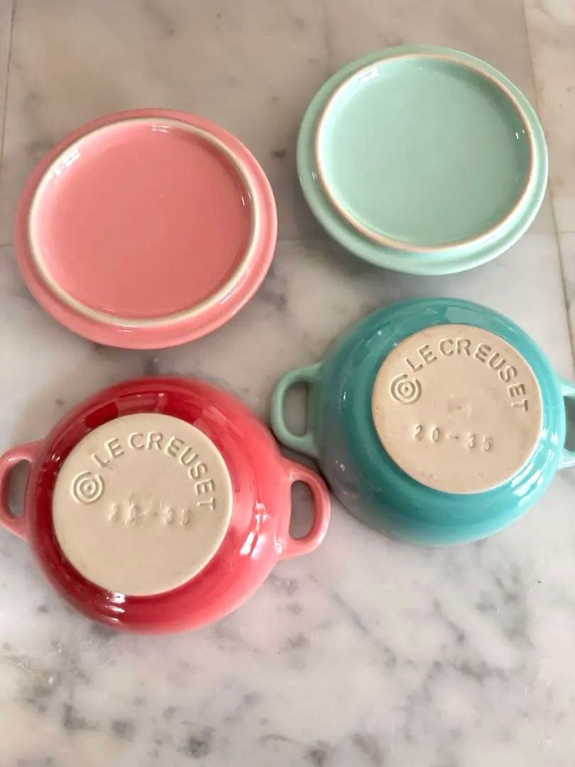 LE CREUSET ルクルーゼ ミニマルミット ホーリーレリーフ2個セット