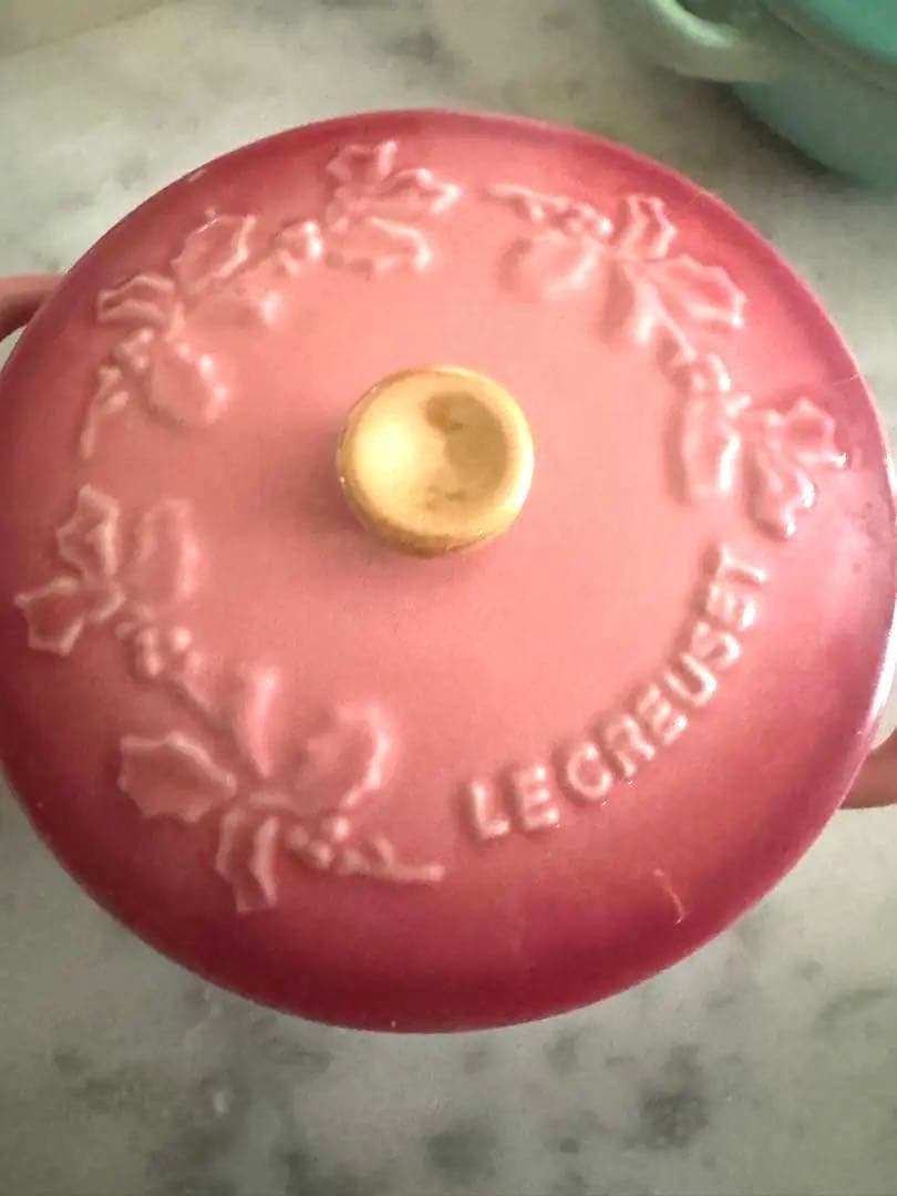 LE CREUSET ルクルーゼ ミニマルミット ホーリーレリーフ2個セット