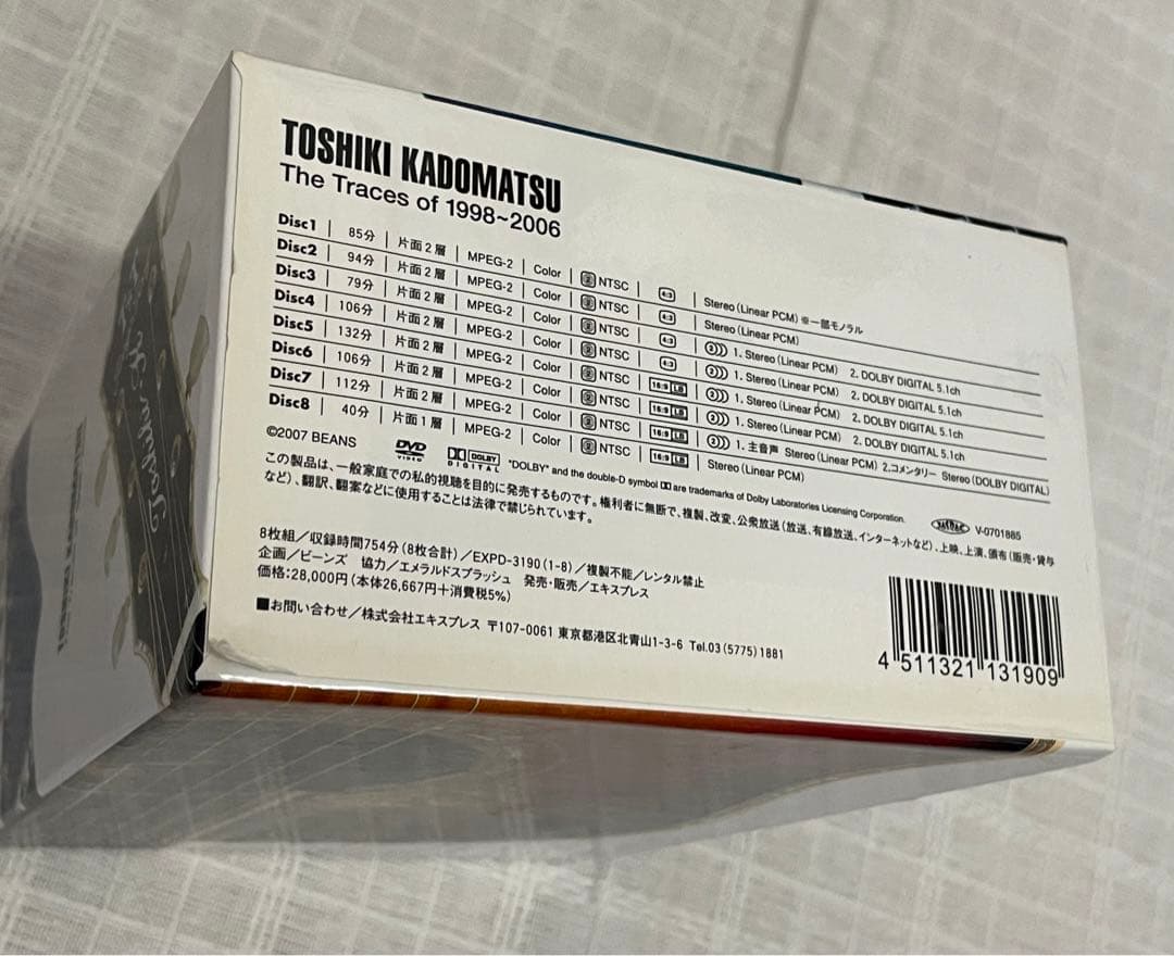 ミュージック Toshiki Kadomatsu Traceso of 1998 2006