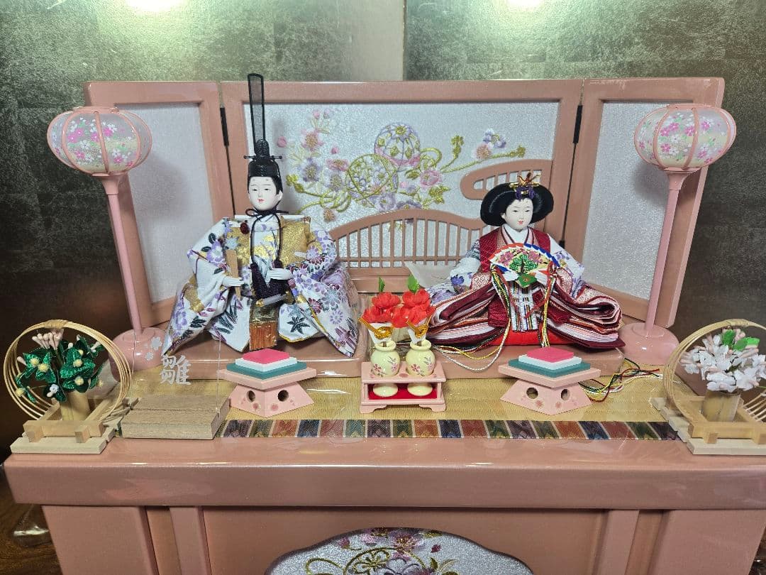 みぃ【一点限り】雛人形 収納飾り 　HS31