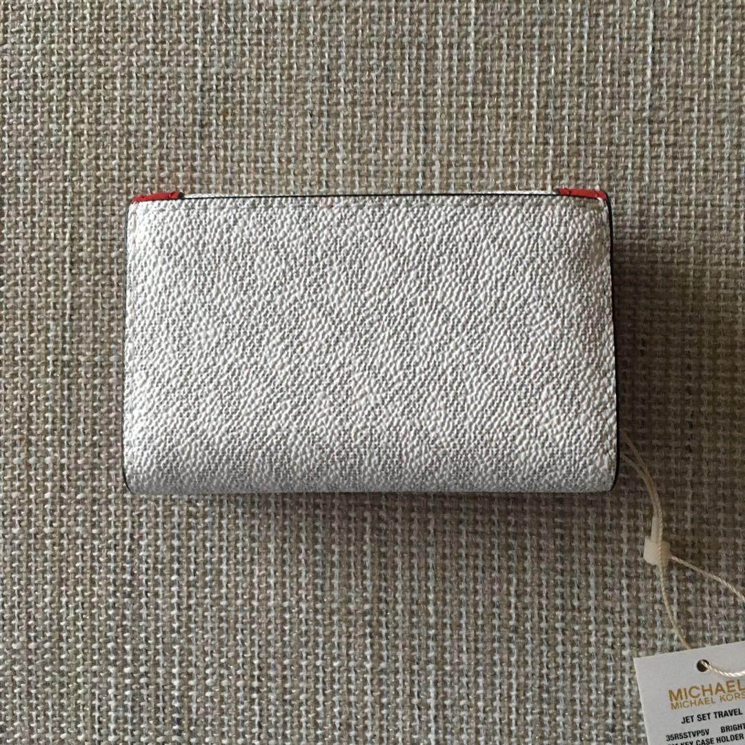 新品 MICHEAL KORS マイケルコース シグネチャーレッド キーケース